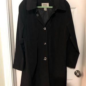 Black London Fog raincoat